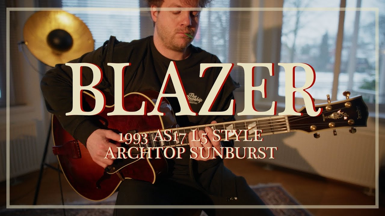 Blazer AS17 L5 Style Archtop Sunburst 1993 played by Berend Rombouts | Demo