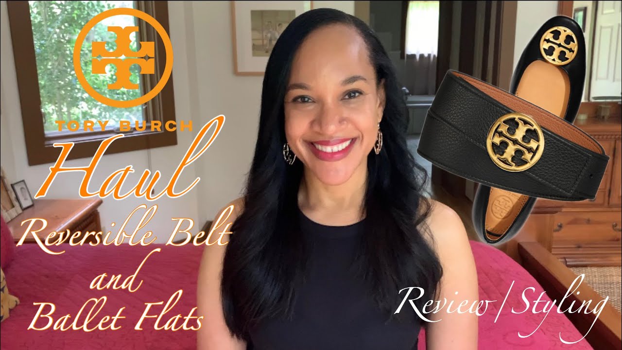 Tory Burch Haul, Review, and Styling | Reversible Belt/Ballet Flats