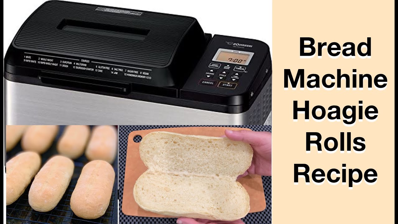 Bread Machine (Bread Maker) Hoagie Rolls Recipe - Easy As Bread Recipe
