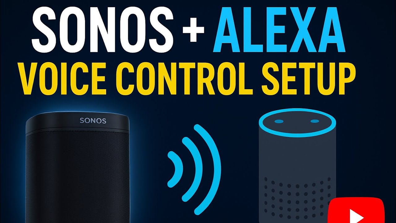 Integrating Sonos Speakers with Alexa Voice Control - And how to create multiroom audio groups.