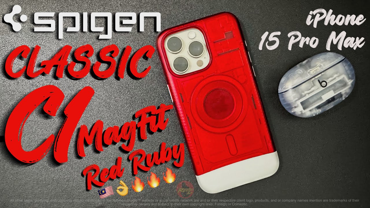 Spigen Classic C1 Magfit for iPhone 15 Pro Max #spigen