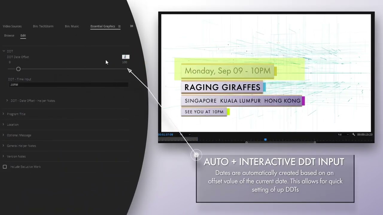 broadcastGEMs - Responsive Motion Graphics - Broadcast Branding Toolkit