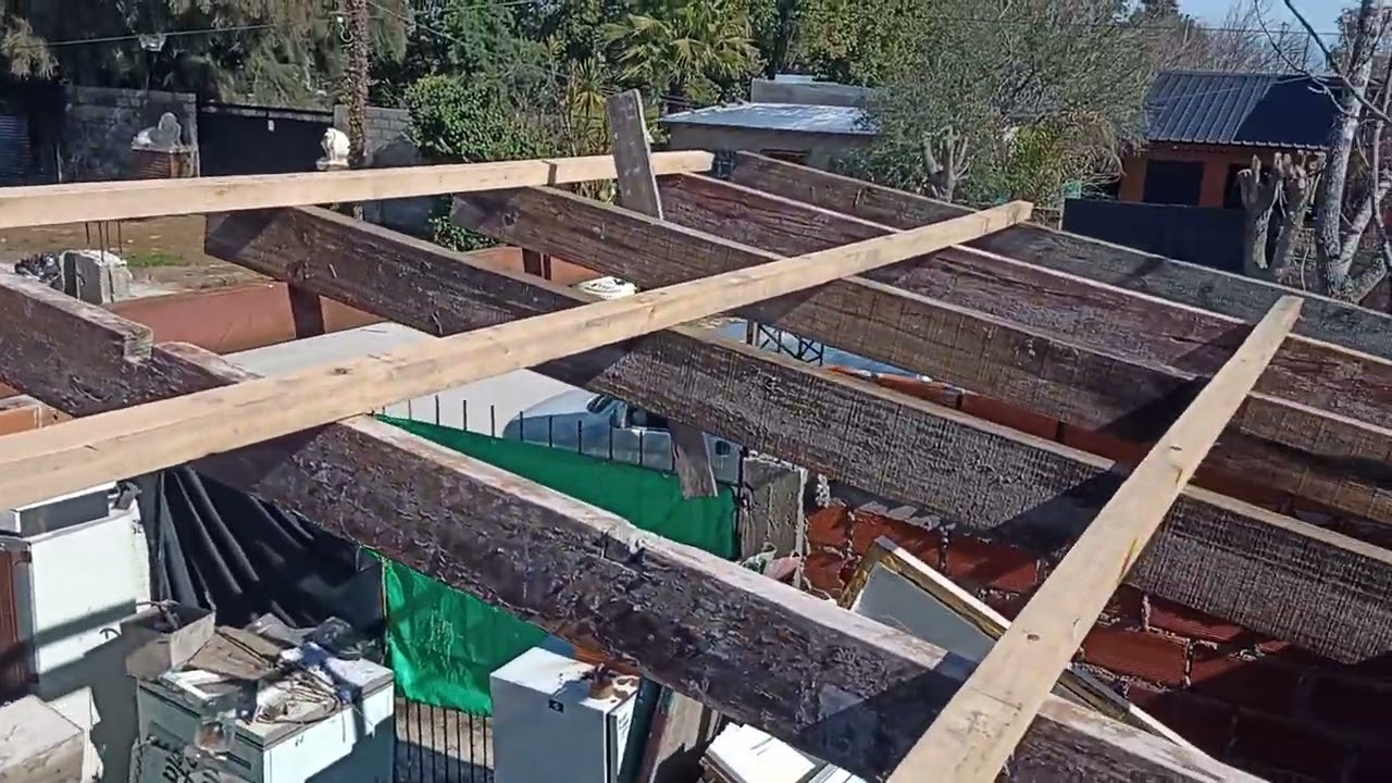 CORTE y posición de clavadera 2 x 2 pulgadas para TECHOS