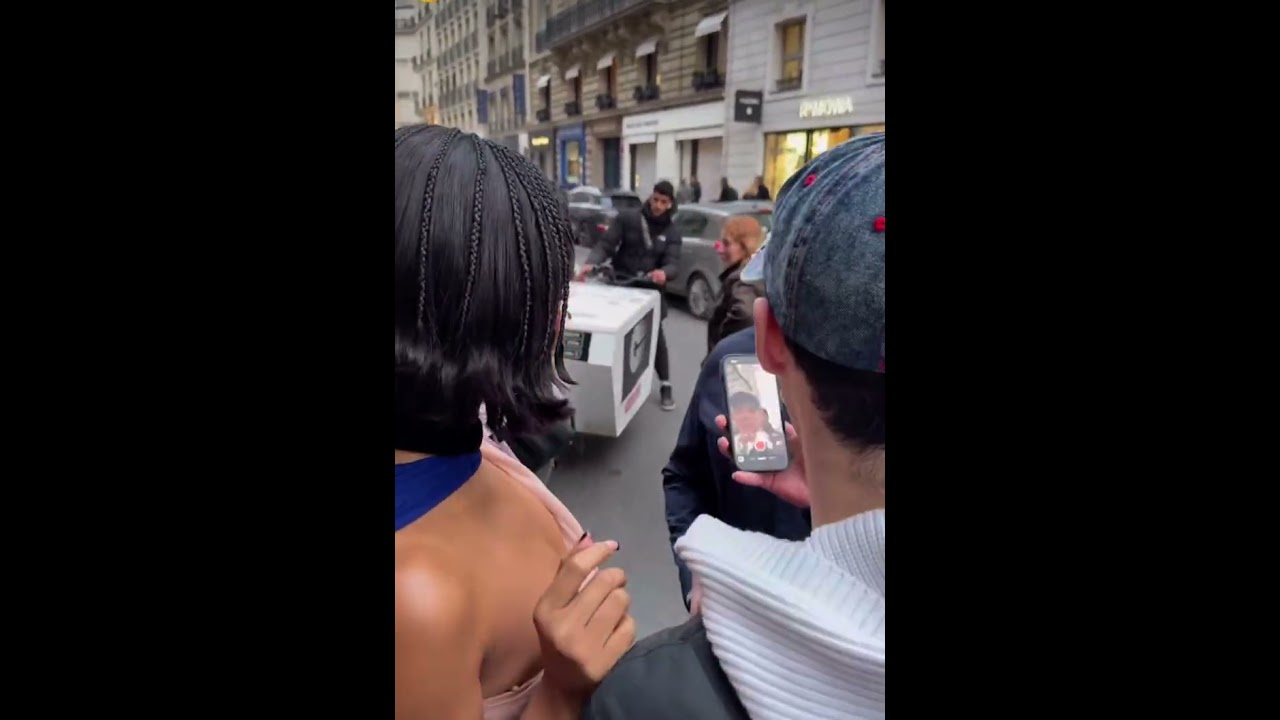 Tyla showing her fans love in Paris. #tylafashionweek #tylainParis #Paris #tylachanel #tyladance
