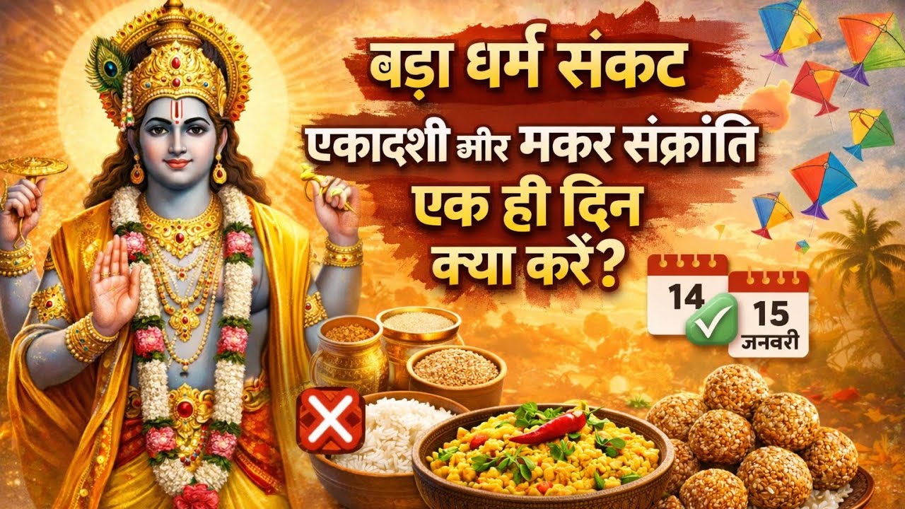  शततिला एकादशी और मकर संक्रांति एक साथ | खिचड़ी कब बनाएं?