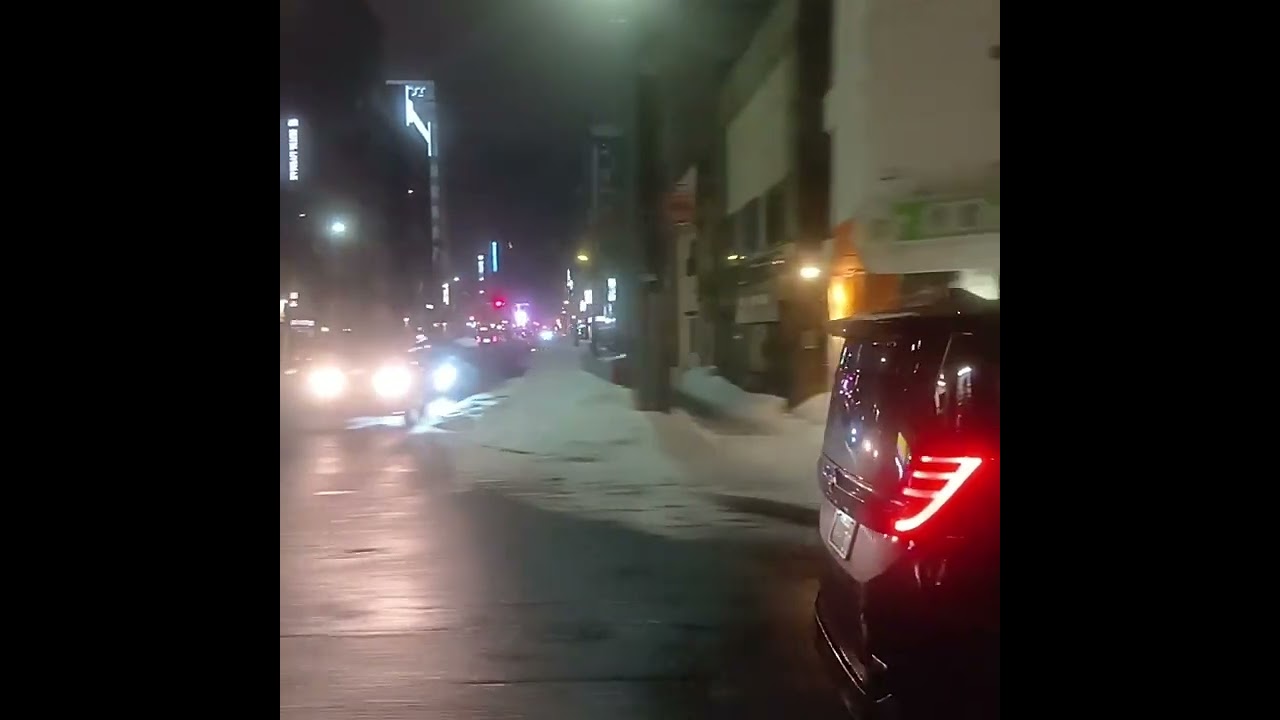 3月初旬　札幌　路面電車