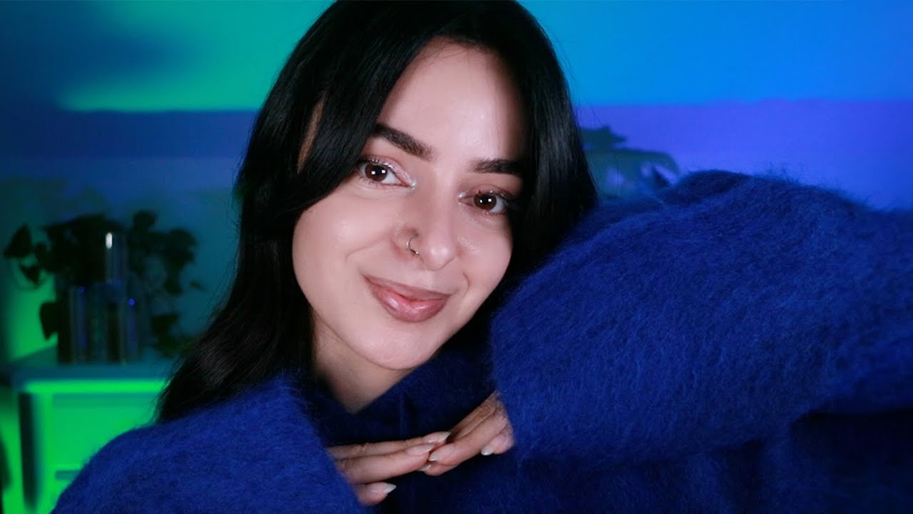ASMR Close Your Eyes at 6:55 ✨ Telepathy Game, Blinking Prompts, Closed-Eye Light Triggers, Drawing