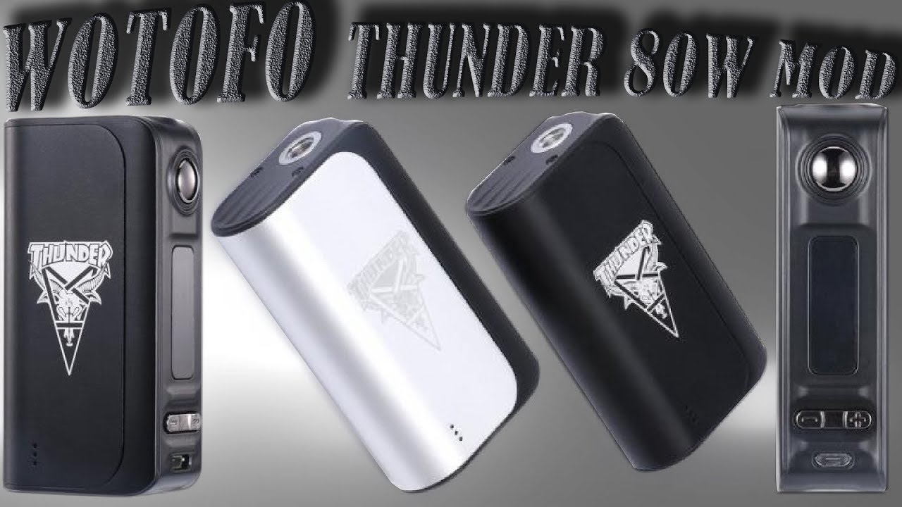 Thunder 80 W BOX MOD l by Wotofo l IGOR K VAPER