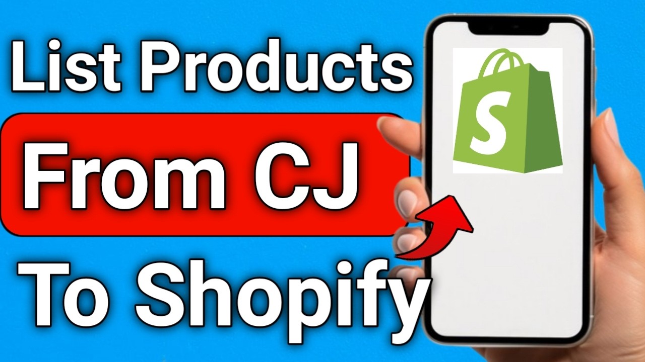 Как разместить товары, доставленные через CJ Dropship, в магазине Shopify: пошаговое руководство