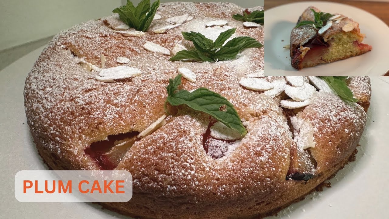 Homemade Plum Cake That Tastes Like Bakery Magic