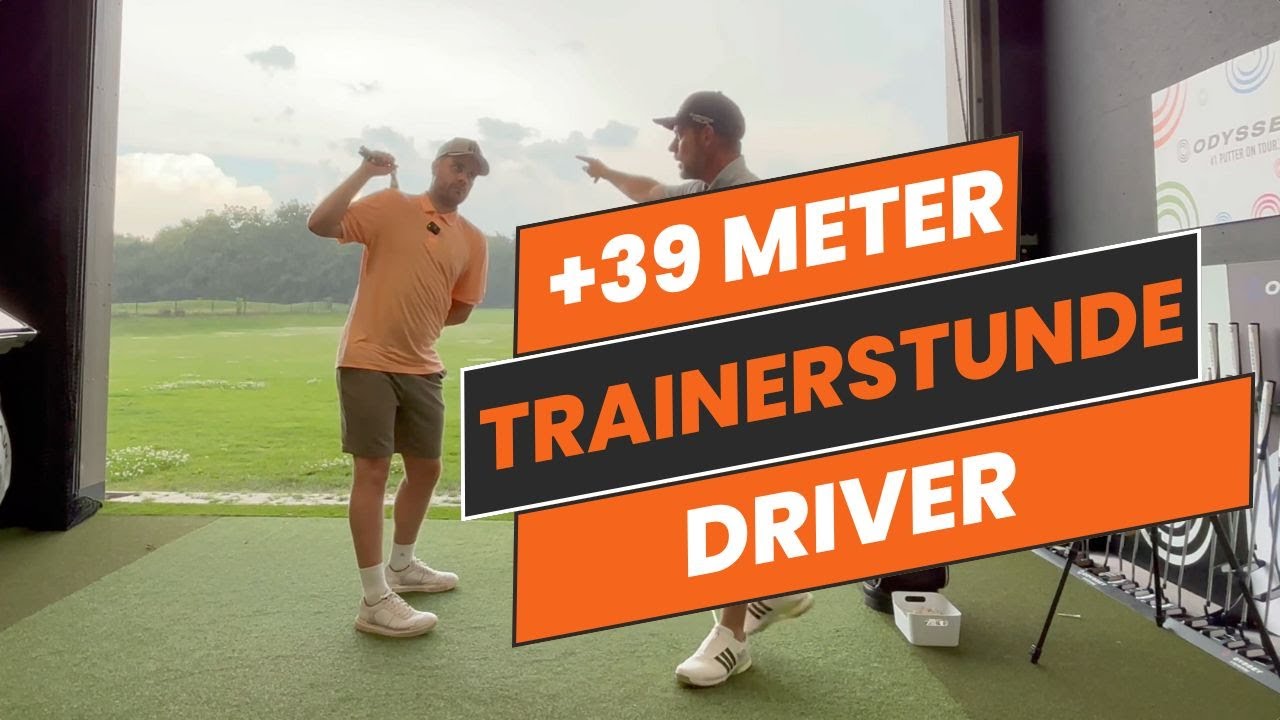 Mehr Distanz mit dem Driver & konstanter Draw in einer Golfstunde durch verbesserten Eintreffwinkel