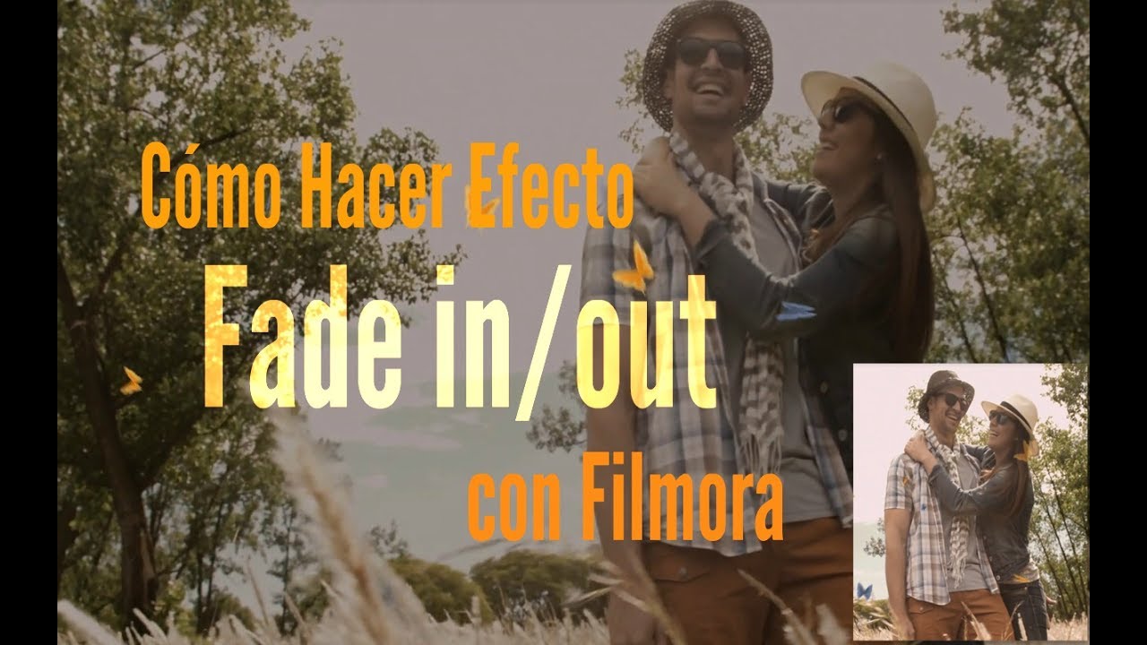 C&oacute;mo hacer efecto Fade in/out con Filmora (Desvanecer y Disolver)