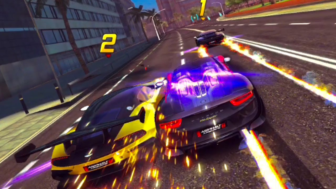 Asphalt 8, Porsche 918 Spyder MAX PRO, FIRST Multiplayer races