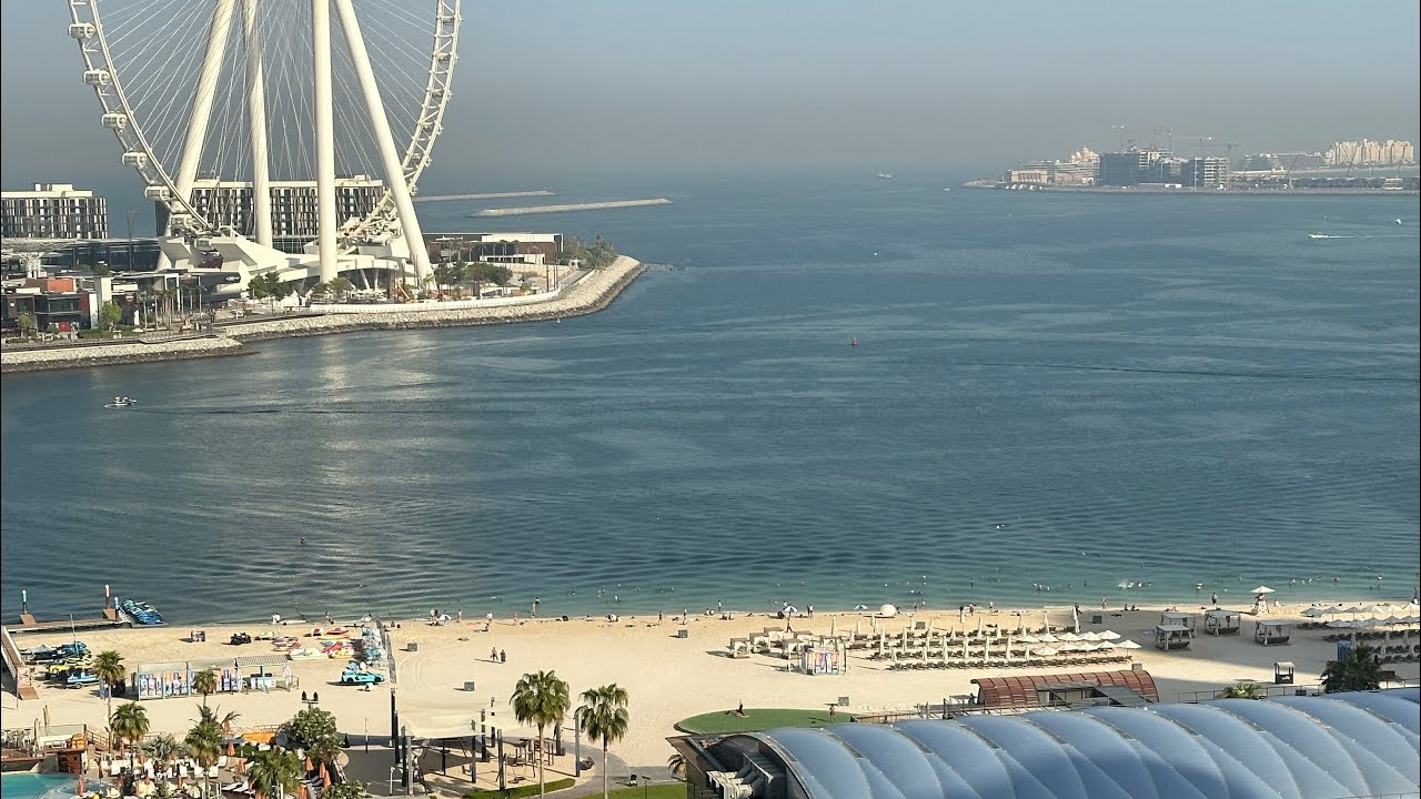 Amwaj RotanaHotel/JBR, sea view and full room tour