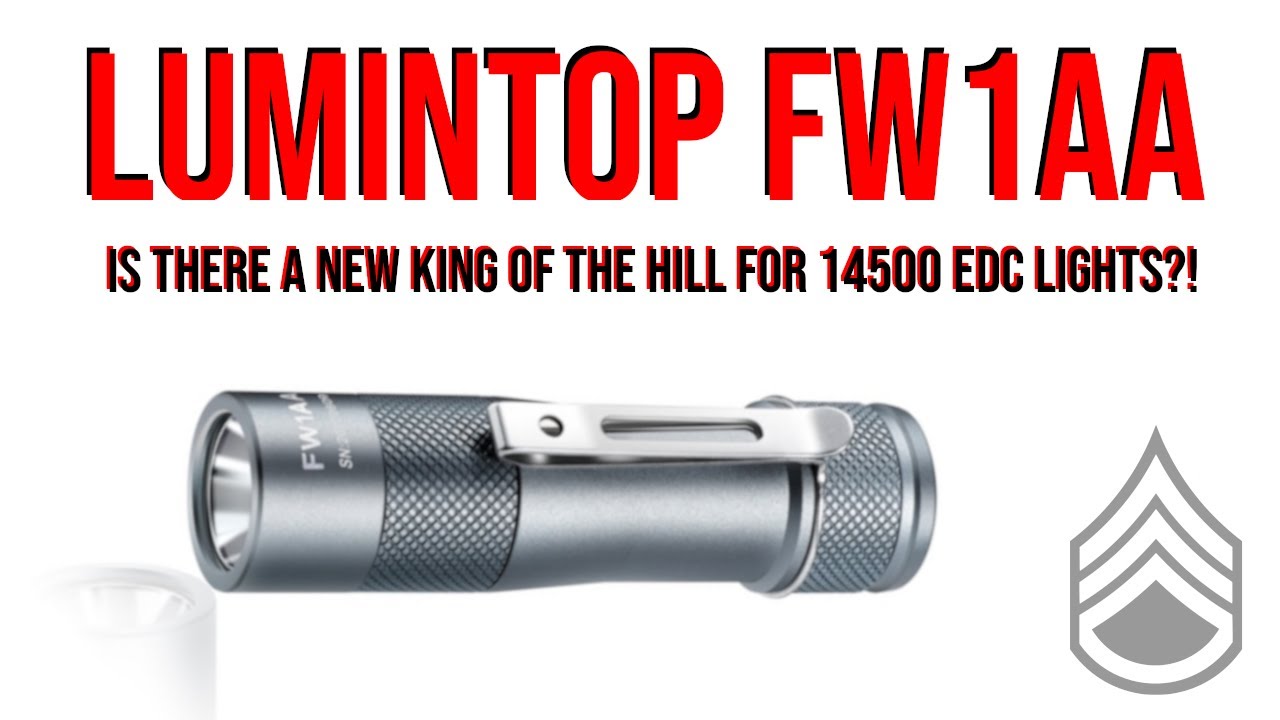 Lumintop FW1AA — новый лидер среди фонарей EDC на аккумуляторах 14500?