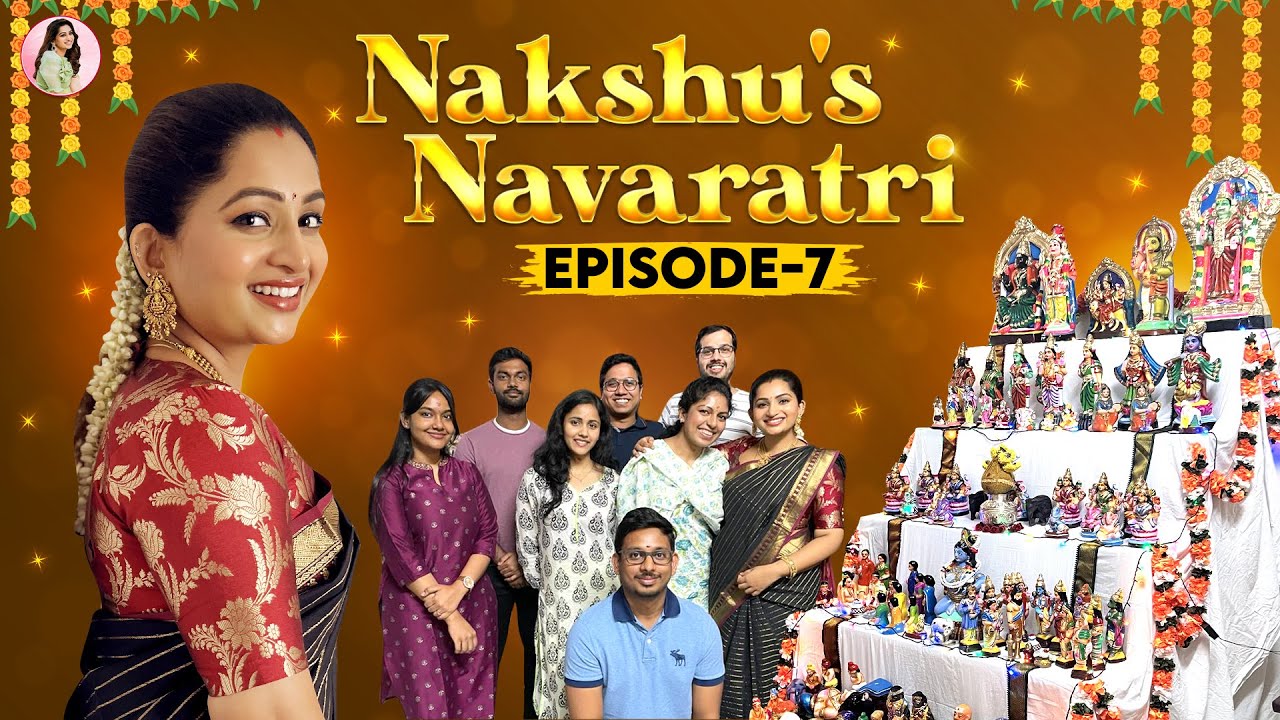Recreating My 3 Part Puff Hairstyle | Nakshu's Navaratri | Episode 07 | Nakshathra Nagesh
