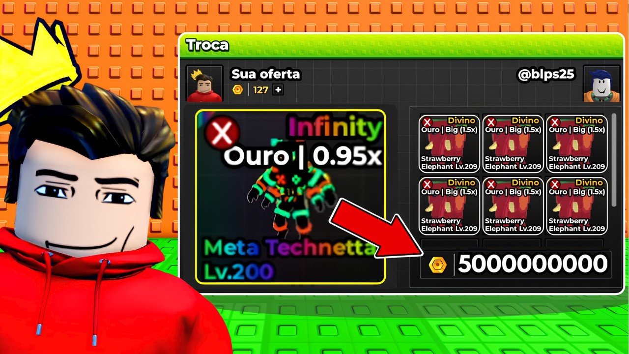 ENTREI com MEU INFINITY no SERVIDOR PUBLICO PARA TROCAR no FUJA DO TSUNAMI BRAINROT
