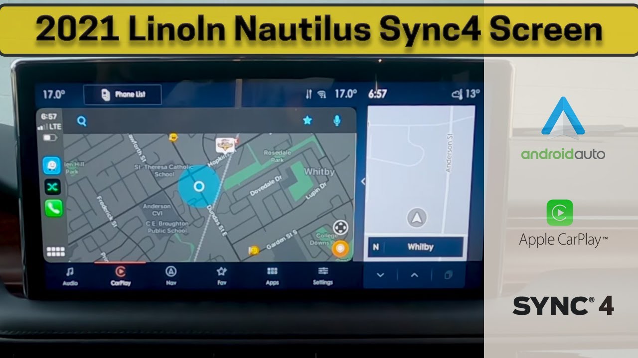 Learn all about Sync4 in the 2021 Lincoln Nautilus | Android Auto/Apple Car Play, Using Navigation