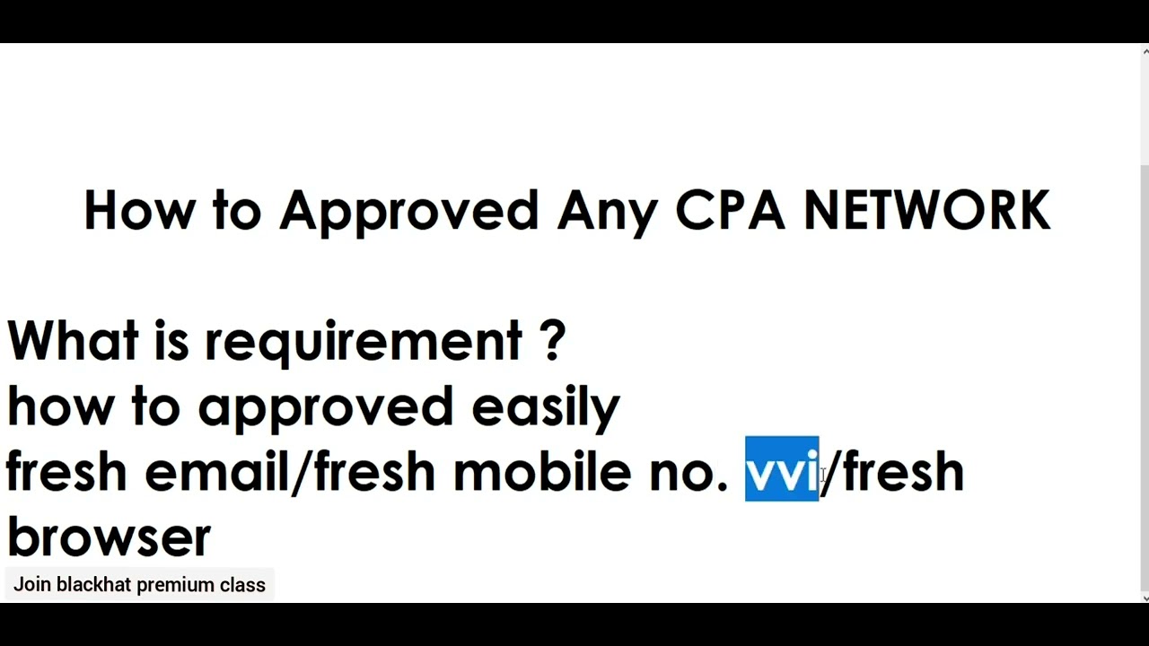 Not Decline or Reject CPA Network | Easy To Approved Cpa Network