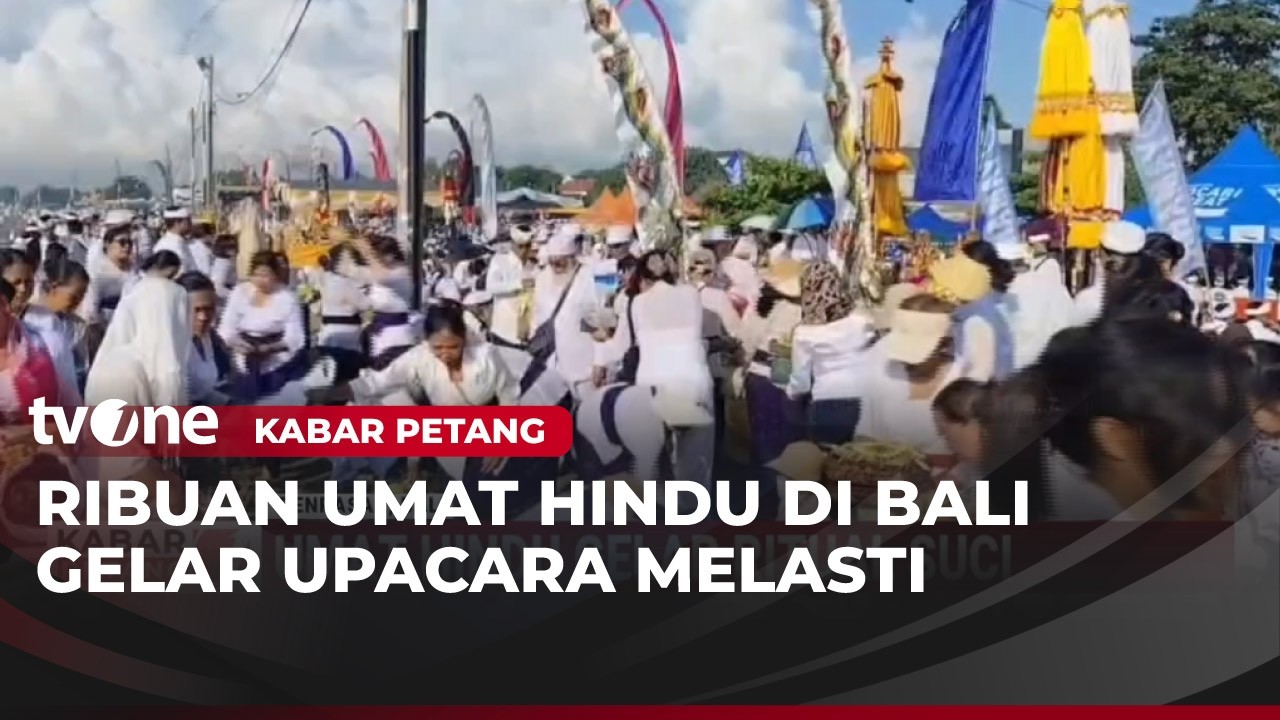 Ribuan Umat Hindu Gelar Upacara Melasti Jelang Nyepi | Kabar Petang