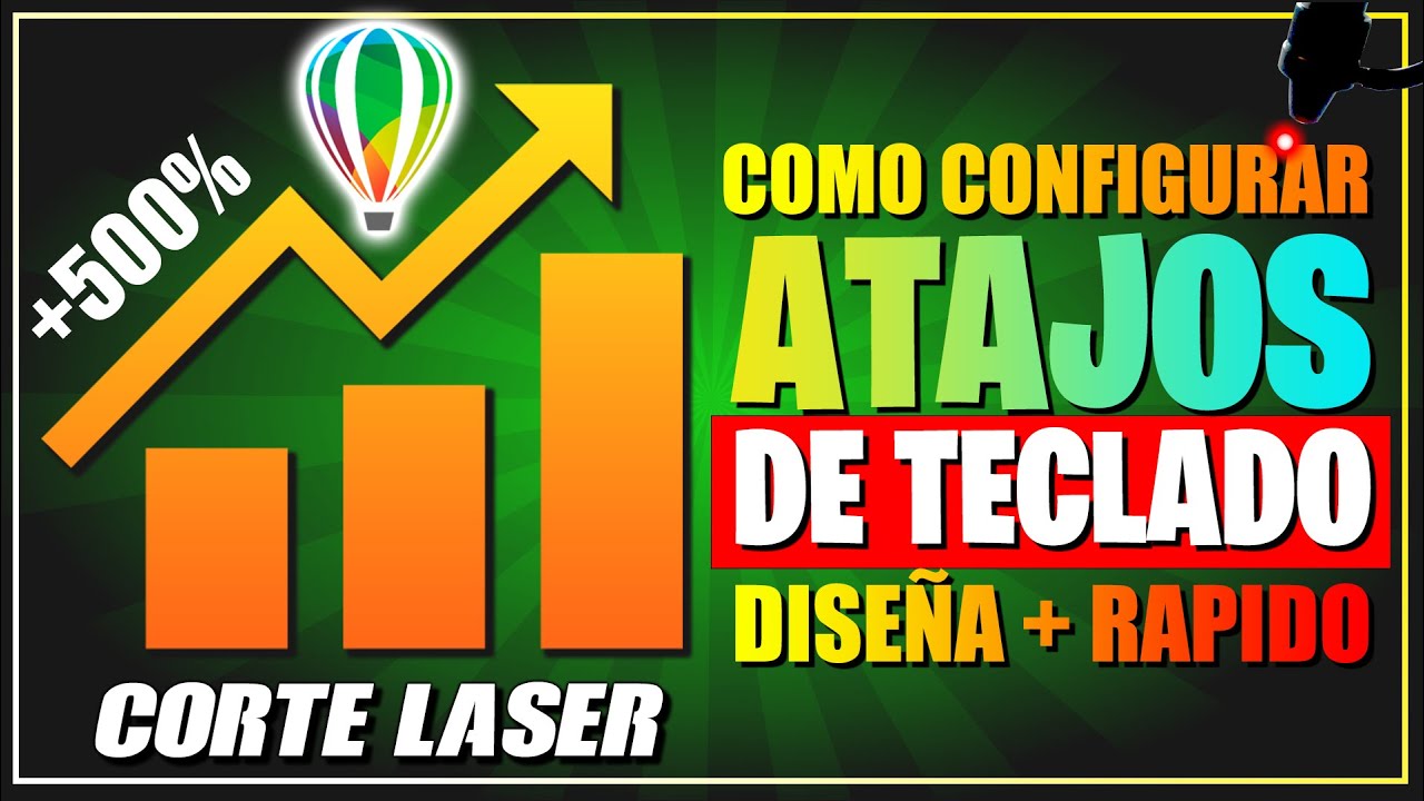 ✅🤯 COMO VECTORIZAR y DISEÑAR mas RAPIDO 📈 CORTE LASER 🟢como CONFIGURAR los ATAJOS DE TECLADO 👉⌨️👈