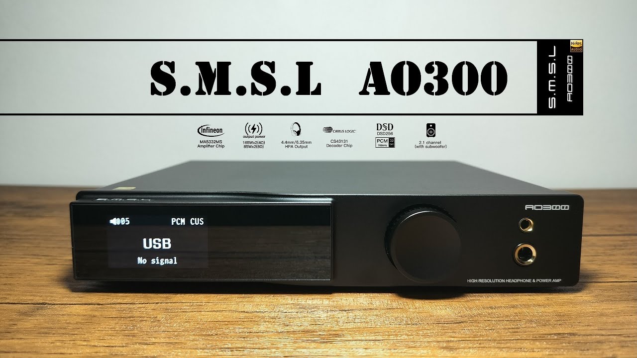 SMSL AO300 Amplificatore Classe D   *All in one*