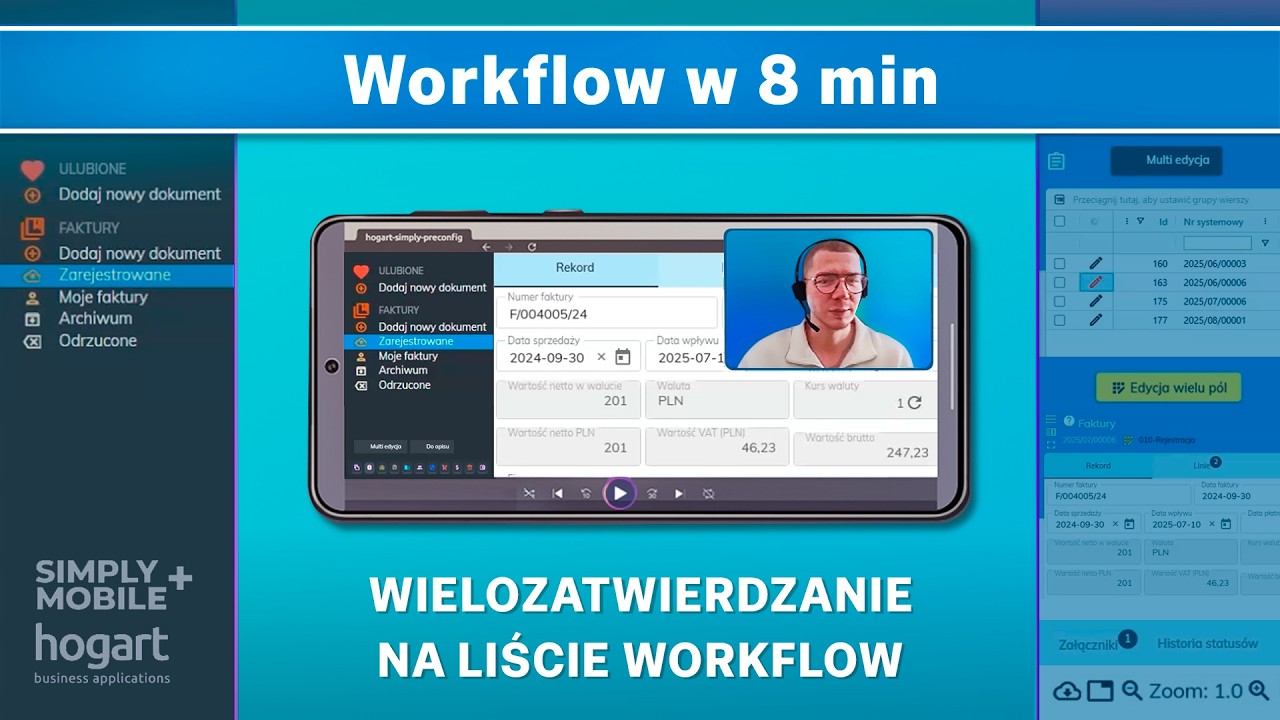 Workflow: wielozatwierdzanie na liście
