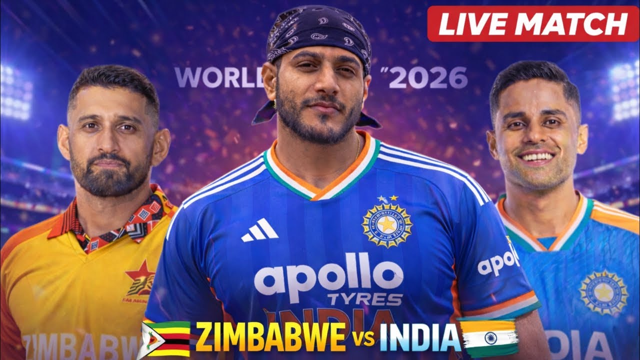 INDIA vs ZIMBABWE Live Match Today | T20World Cup 2026 Watch Party | IND vs ZIM 2026 Chennai