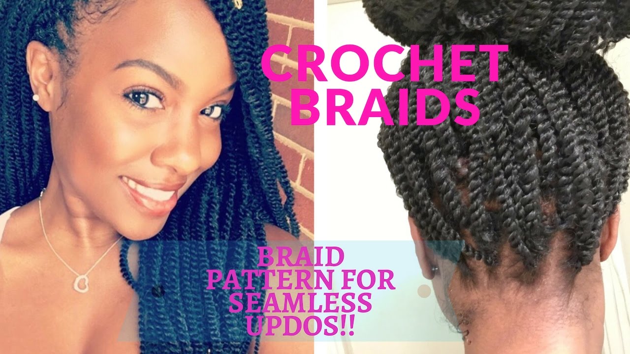 How To: Crochet Braids | with the PERFECT Braid Pattern for Updos