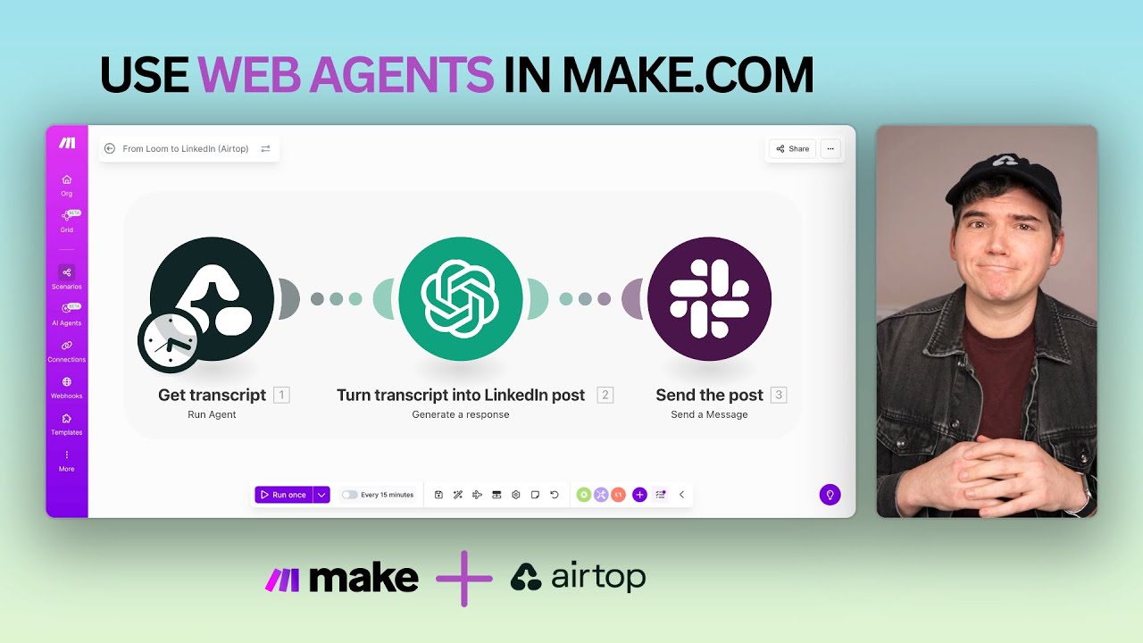 How to Use Airtop Web Agents in Make.com: Automate Any Website