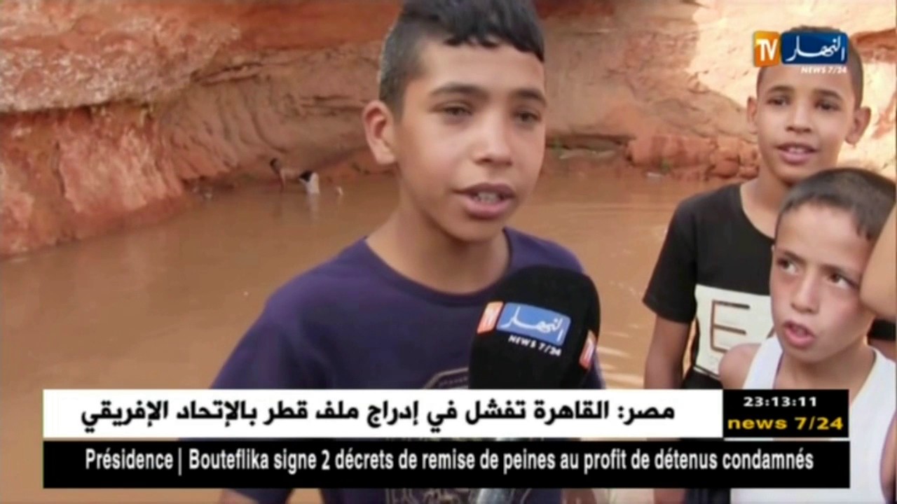 الجلفة: السباحة في البرك...ملاذ الأطفال للهروب من إرتفاع الحرارة