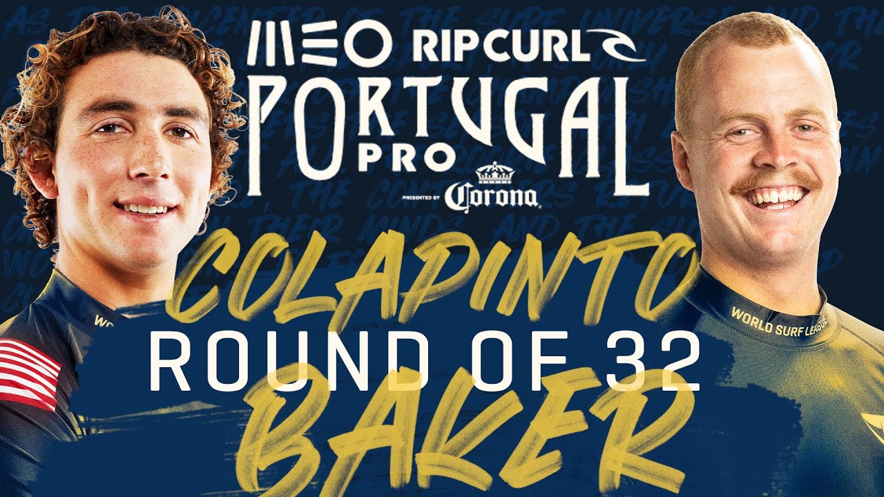Griffin Colapinto vs Jackson Baker | MEO Rip Curl Pro Portugal - Round of 32 Heat Replay