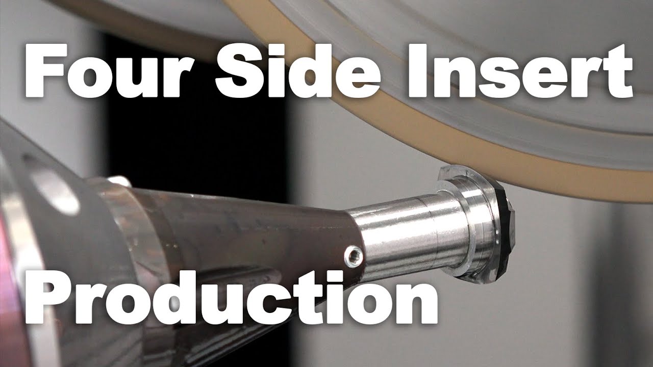 Insert production: Four sides in one clamping on SCHNEEBERGER Sirius NGS