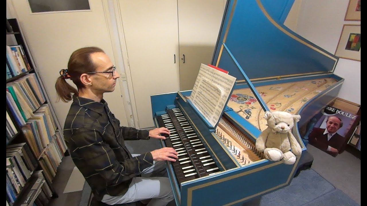 Froberger: Suite VII in e minor. John Moraitis, harpsichord.