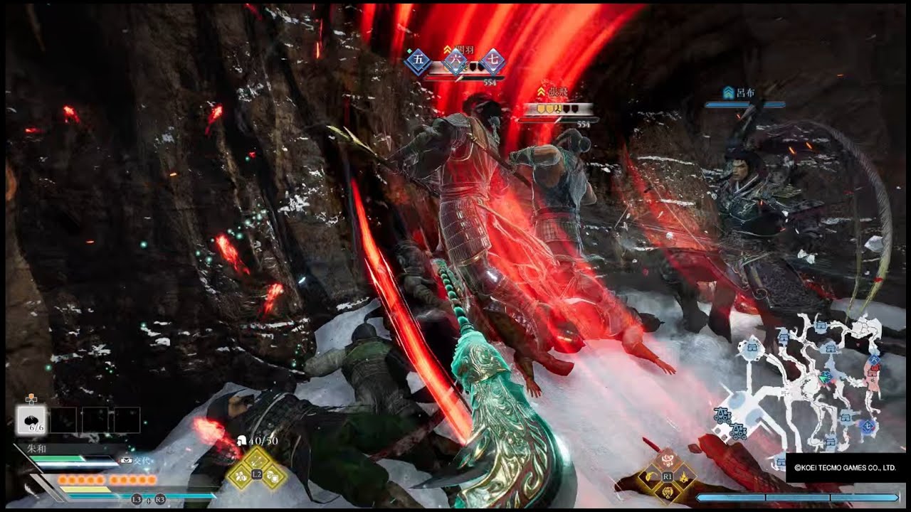真・三國無双 ORIGINS DLC 夢幻の四英傑 無双に挑む者 虎牢関の戦い 無双乱舞禁止 武神覚醒禁止 回復なし
