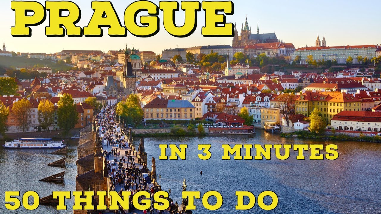 50 things to do in Prague (3 minutes Video)