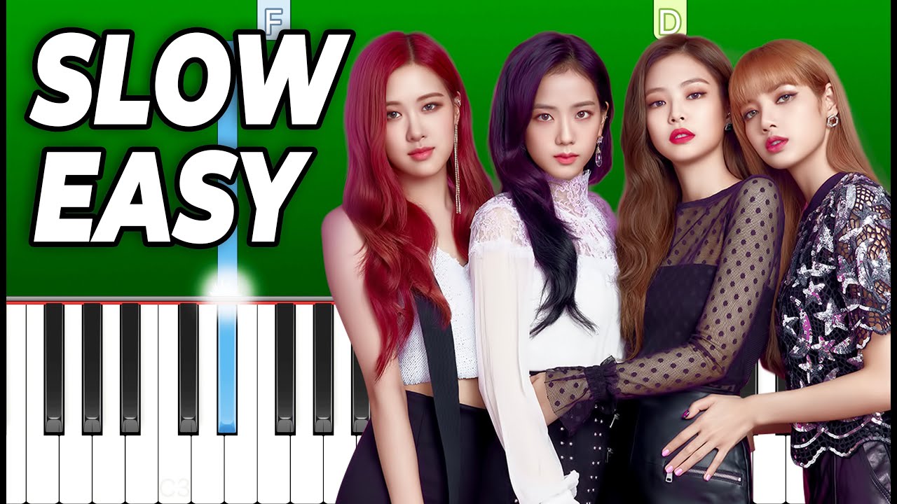 BLACKPINK - Hard to Love - Slow Easy Piano Tutorial