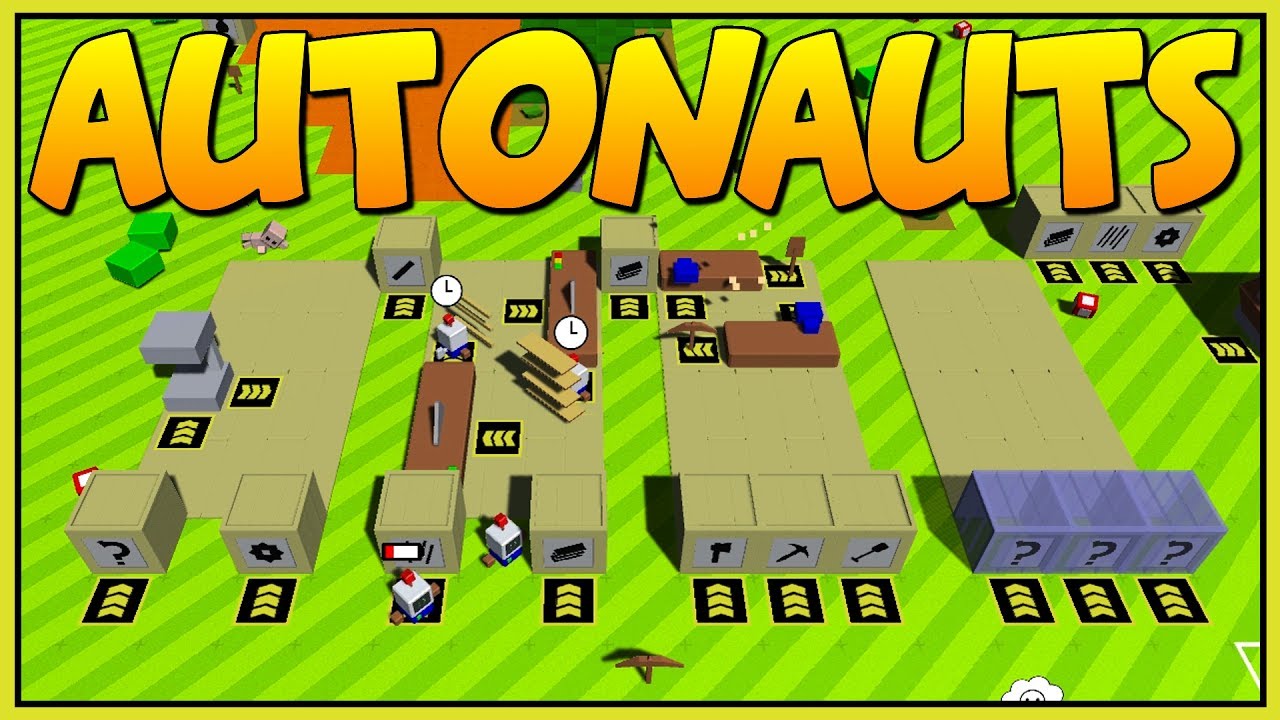 THE MOST EFFICIENT FACTORY LAYOUT?  - Autonauts Alpha - Let's Play Autonauts Gameplay