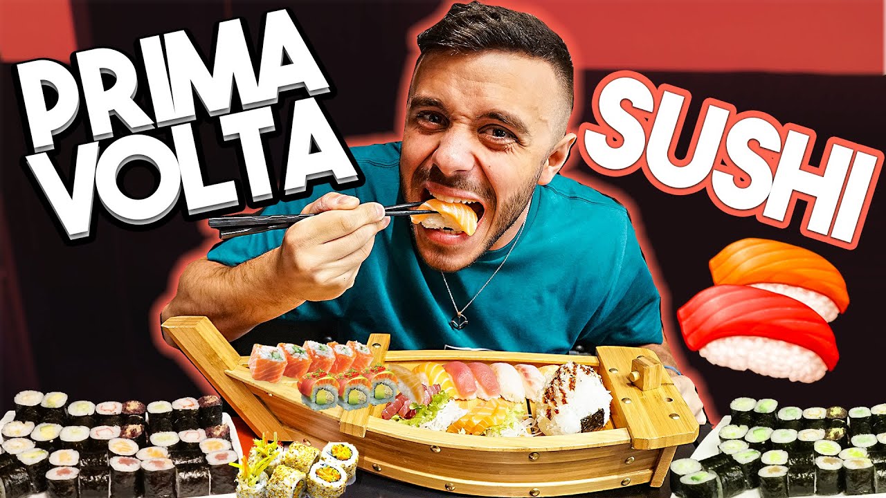 MANGIO SUSHI🍣 PER LA PRIMA VOLTA!