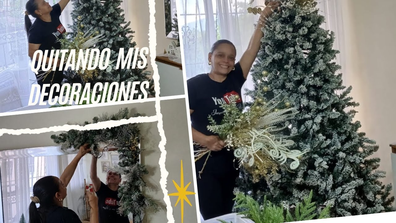 Quitando Ya La Navidad /De Vuelta A Mi Decoración/ Le digo adios/Me da nostalgia quitar mi NAVIDAD.