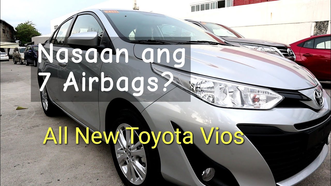 Расположение 7 подушек безопасности SRS | Все новые Toyota Vios