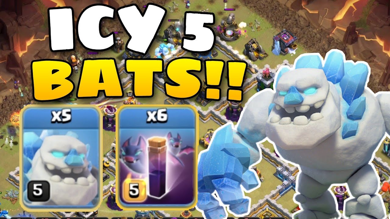 TH12 ICY 5 Bats!!! | Clash of Clans | Rahul Soren Gaming