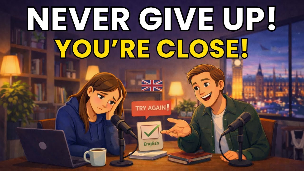 Don’t Give Up on English — You’re Closer Than You Think | Podcast Listening Practice 
