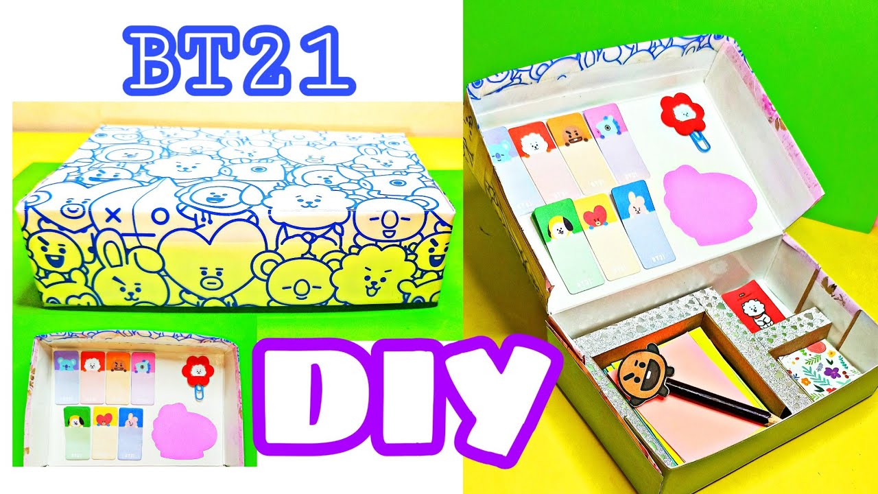 BT21 DIY STORAGE BOX// Easy & Inexpensive// Trash to Treasure// PH ARMY🇵🇭// ARMY MayC