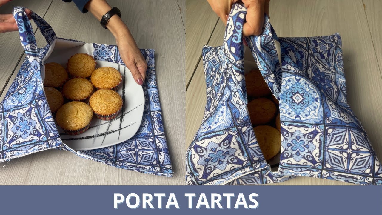 Como Hacer Porta Tartas de Tela con Patrones