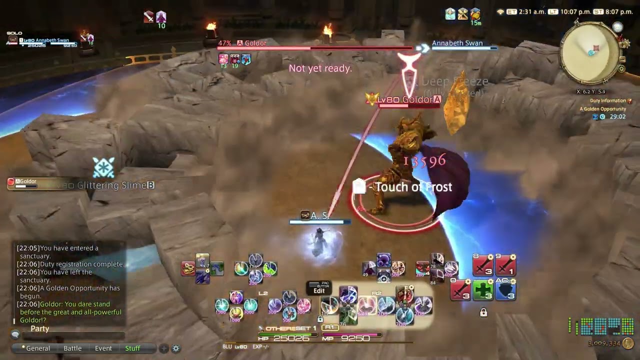 FFXIV BLU Masked Carnival Stage 32 Phase 1 speedkill