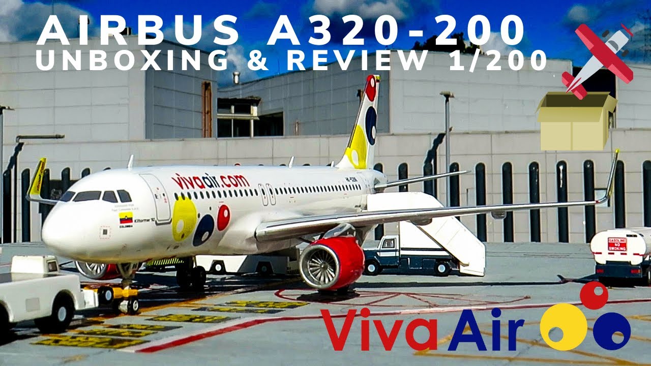 Gemini jets 1:200  | Viva Air Airbus A320-214 Kiltormer'92 (HK-5286) ¡Unboxing & Review!