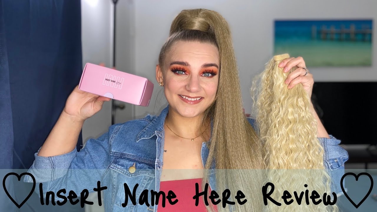 Insert Name Here Review | INH Ponytail Review