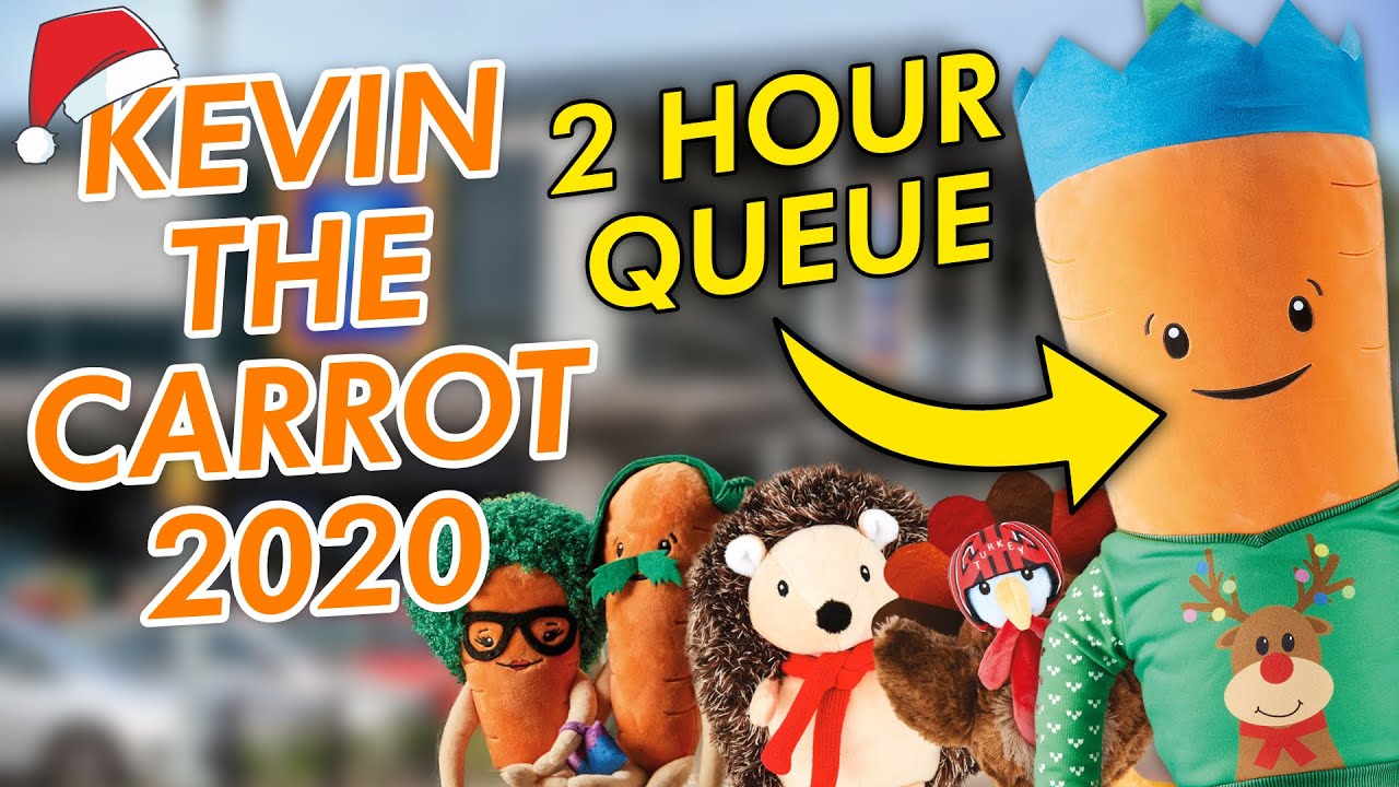 I Waited For HOURS To Get A 6 FOOT TALL KEVIN THE CARROT PLUSH