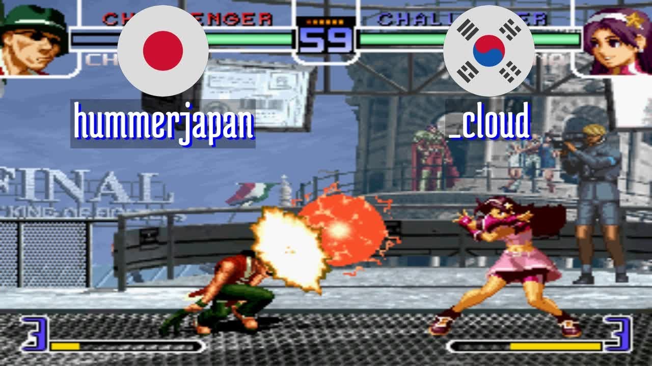 FT5 @kof2002: hummerjapan (JP) vs _cloud (KR) [King of Fighters 2002 Fightcade] Oct 19